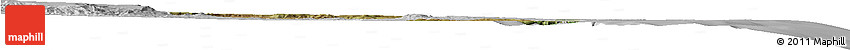 Satellite Horizon Map of Mocimboa Da Praia, lighten, desaturated