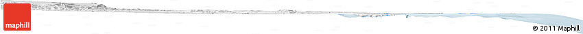 Silver Style Horizon Map of Mocimboa Da Praia