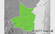 Political Map of Mocimboa da Praia, desaturated