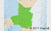 Political Map of Mocimboa da Praia, lighten