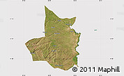 Satellite Map of Mocimboa da Praia, cropped outside