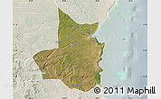 Satellite Map of Mocimboa da Praia, lighten