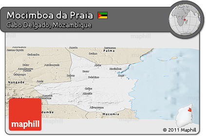 Classic Style Panoramic Map of Mocimboa Da Praia