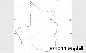 Blank Simple Map of Mocimboa da Praia, cropped outside, no labels