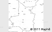 Blank Simple Map of Mocimboa da Praia