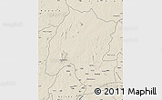 Shaded Relief Map of Montepuez