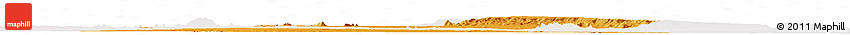 Political Horizon Map of Mueda, cropped outside