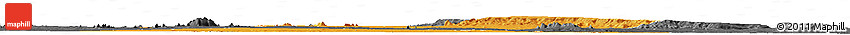Political Horizon Map of Mueda, darken, desaturated