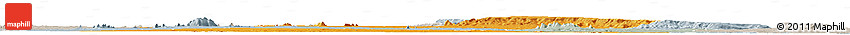 Political Horizon Map of Mueda, lighten, semi-desaturated