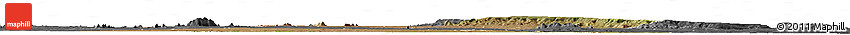 Satellite Horizon Map of Mueda, darken, desaturated