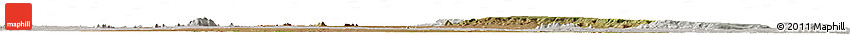 Satellite Horizon Map of Mueda, lighten, semi-desaturated