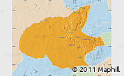 Political Map of Mueda, lighten