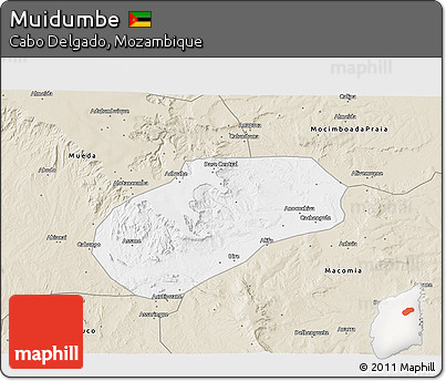 Classic Style 3D Map of Muidumbe
