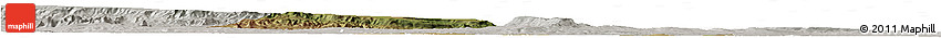 Satellite Horizon Map of Muidumbe, lighten, semi-desaturated