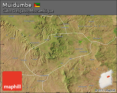 Satellite Map of Muidumbe