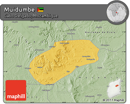 Savanna Style Map of Muidumbe