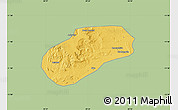 Savanna Style Map of Muidumbe, single color outside