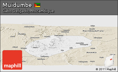 Classic Style Panoramic Map of Muidumbe