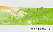 Physical Panoramic Map of Muidumbe