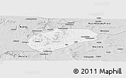 Silver Style Panoramic Map of Muidumbe