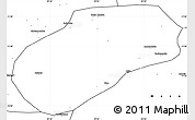 Blank Simple Map of Muidumbe
