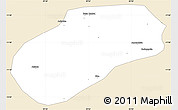 Classic Style Simple Map of Muidumbe, single color outside