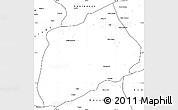 Blank Simple Map of Namuno