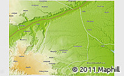 Physical 3D Map of Nangade