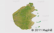 Satellite 3D Map of Palma, cropped outside