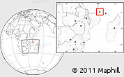 Blank Location Map of Palma, within the entire country
