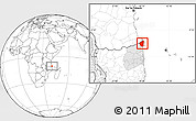 Blank Location Map of Palma, highlighted parent region