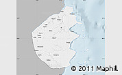 Gray Map of Palma, single color outside