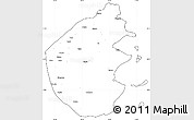 Blank Simple Map of Palma, cropped outside