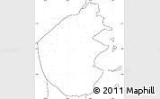 Blank Simple Map of Palma, no labels