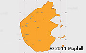 Political Simple Map of Palma, cropped outside