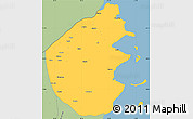 Savanna Style Simple Map of Palma