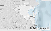Silver Style 3D Map of Pemba
