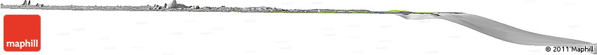 Physical Horizon Map of Pemba, desaturated