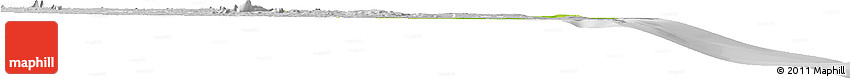 Physical Horizon Map of Pemba, lighten, desaturated