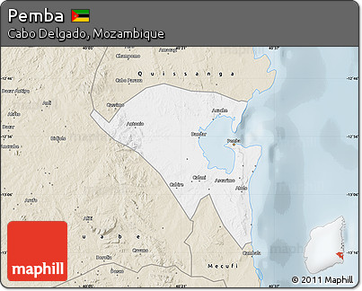 Classic Style Map of Pemba