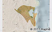Satellite Map of Pemba, lighten