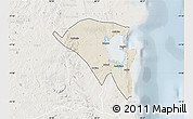 Shaded Relief Map of Pemba, lighten
