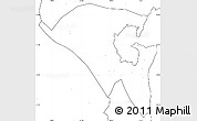 Blank Simple Map of Pemba, no labels