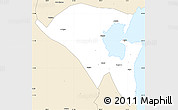 Classic Style Simple Map of Pemba