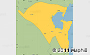 Savanna Style Simple Map of Pemba