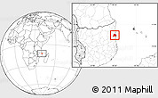 Blank Location Map of Quissanga