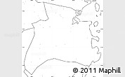 Blank Simple Map of Quissanga, no labels