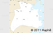 Classic Style Simple Map of Quissanga