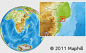 Physical Location Map of Bilene