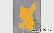 Political 3D Map of Chibuto, desaturated